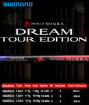 Vara Shimano World Shaula Dream Tour Edition 5 Partes