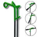 Suporte de Vara 8mm Emborrachado 3 Posições de Alta Resistência - Pronta Entrega