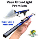 Vara Telescópica Ultra light Carbon PREMIUM - GHOTDA - Frete Grátis p/ todo Brasil