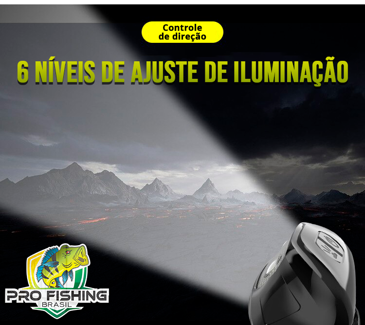 Lanterna de Cabeça Headlight Full LED À Prova D'Água - Super Resistente + Frete Grátis