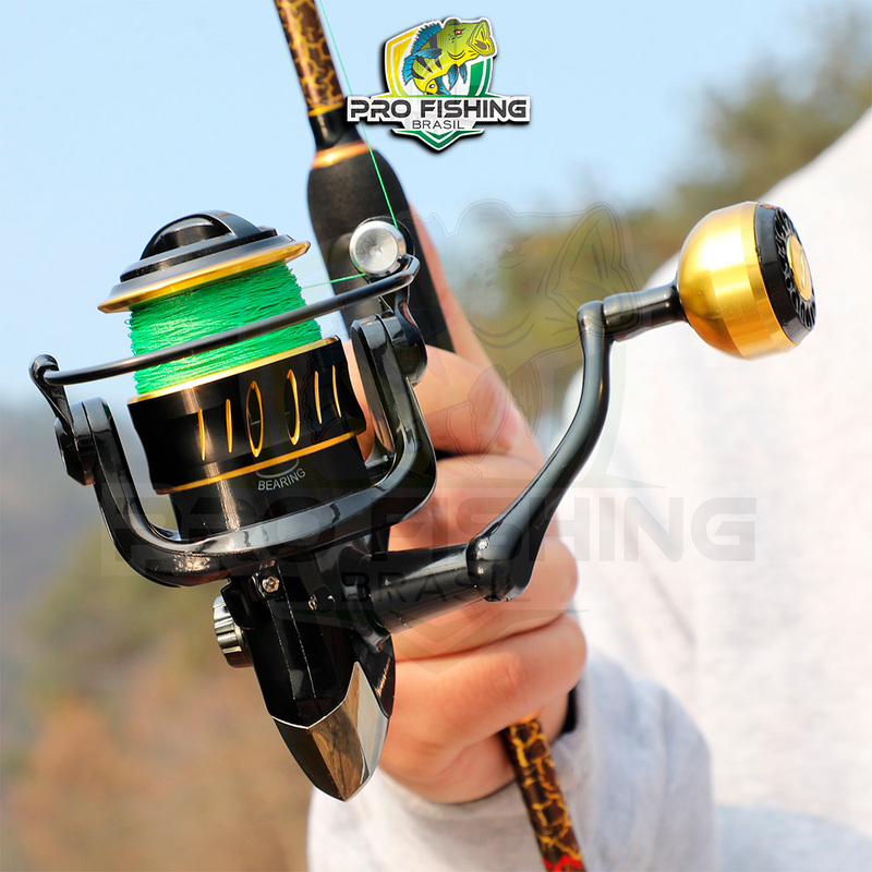 Novo KIT de Pesca Thunder GOLD com Vara + Molinete - Frete Grátis