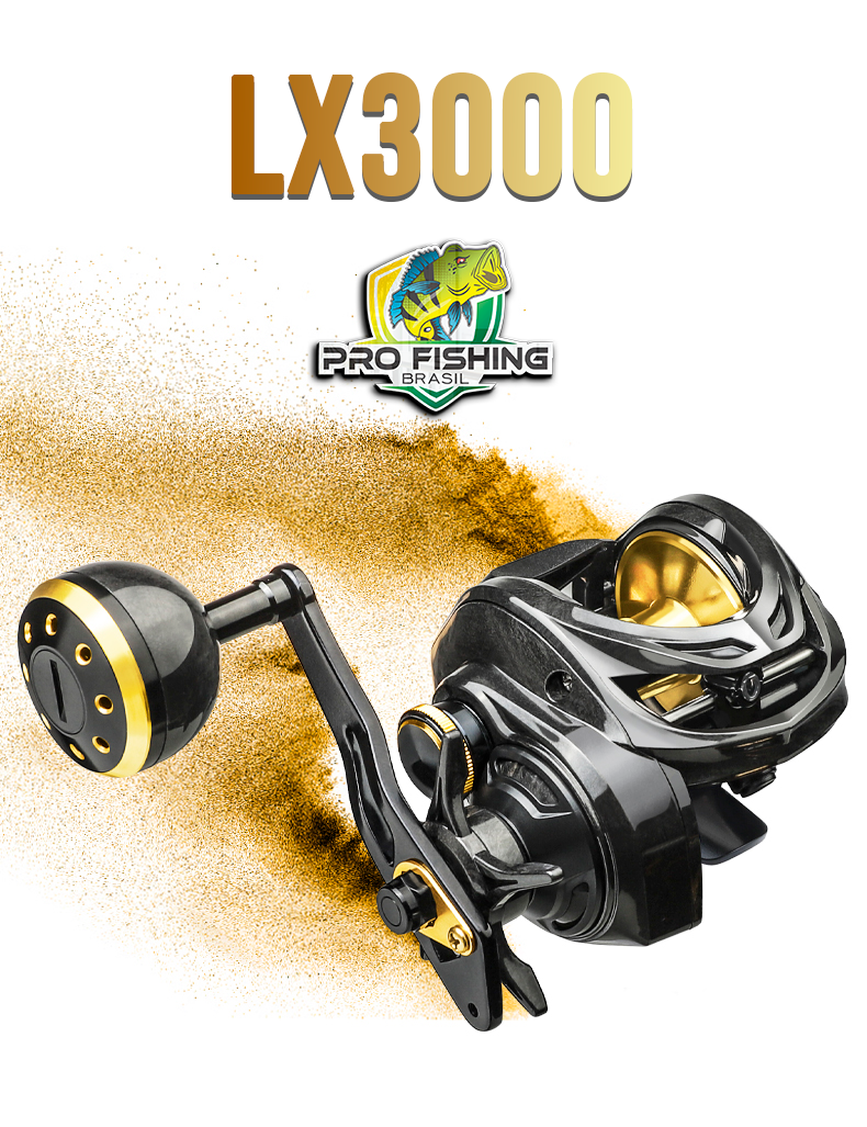 NOVA CARRETILHA BIG GAME SPECTER LX300H RYOBI - 16KG DRAG - 10 ROLAMENTOS + FRETE GRÁTIS