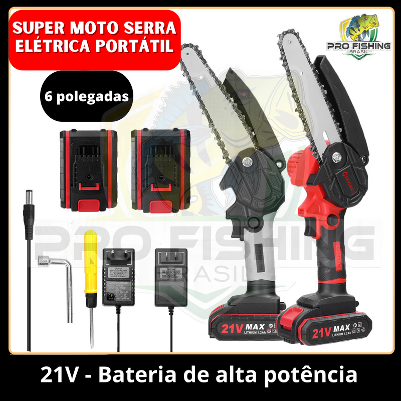 Super Moto Serra Elétrica Portátil 21V + Frete Grátis