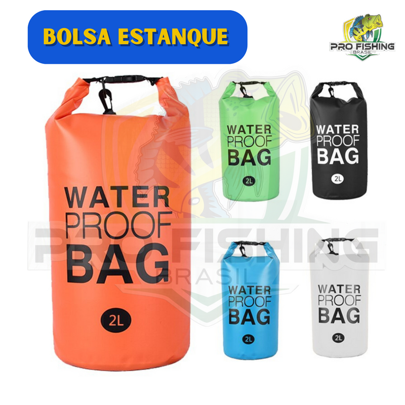 Bolsa Estanque Impermeável 2L - EcoBag Saco Estanque Prova D'Água - Frete Grátis