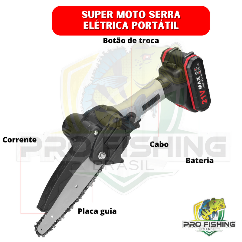 Super Moto Serra Elétrica Portátil 21V + Frete Grátis