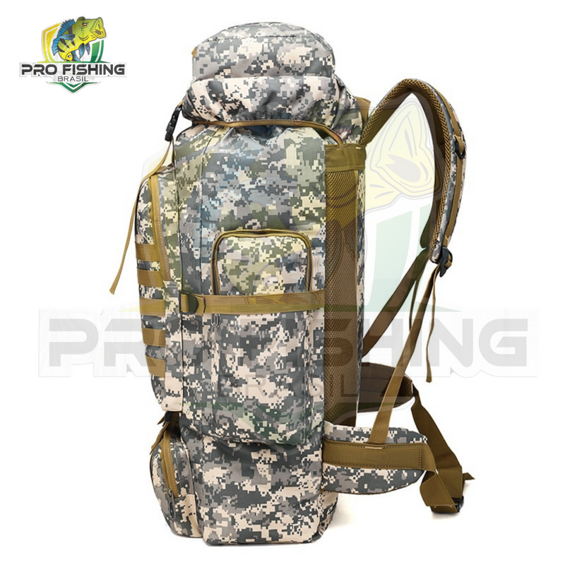 Super Mochila Militar Cargueiro Impermeável 80 Litros - Frete Grátis