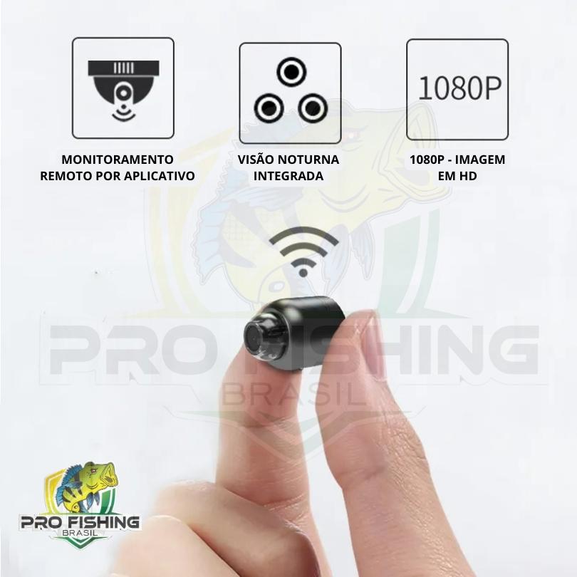 Micro Câmera Espiam Portátil wifi 1080P HD  - Frete Grátis