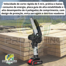 Super Moto Serra Elétrica Portátil 21V + Frete Grátis