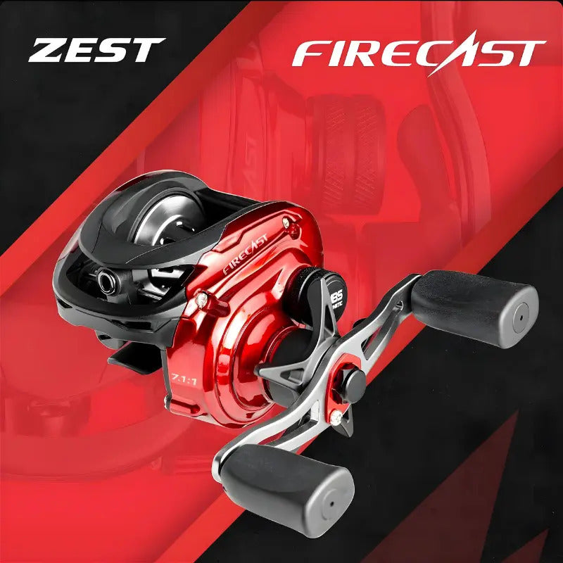 Carretilha Marine Sports Fire Cast Zest 5rolamentos 5kg Dra