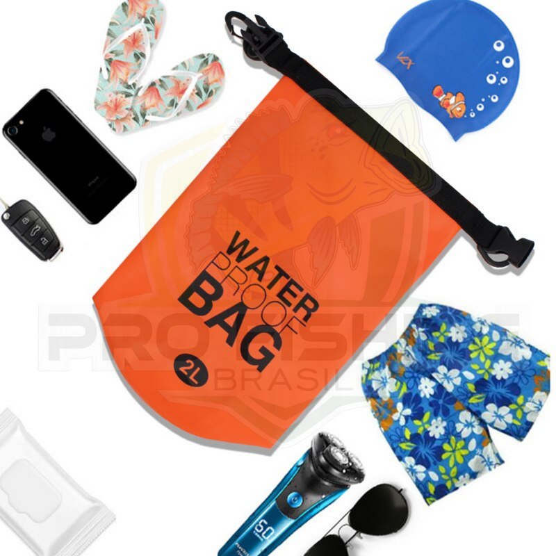 Bolsa Estanque Impermeável 2L - EcoBag Saco Estanque Prova D'Água - Frete Grátis