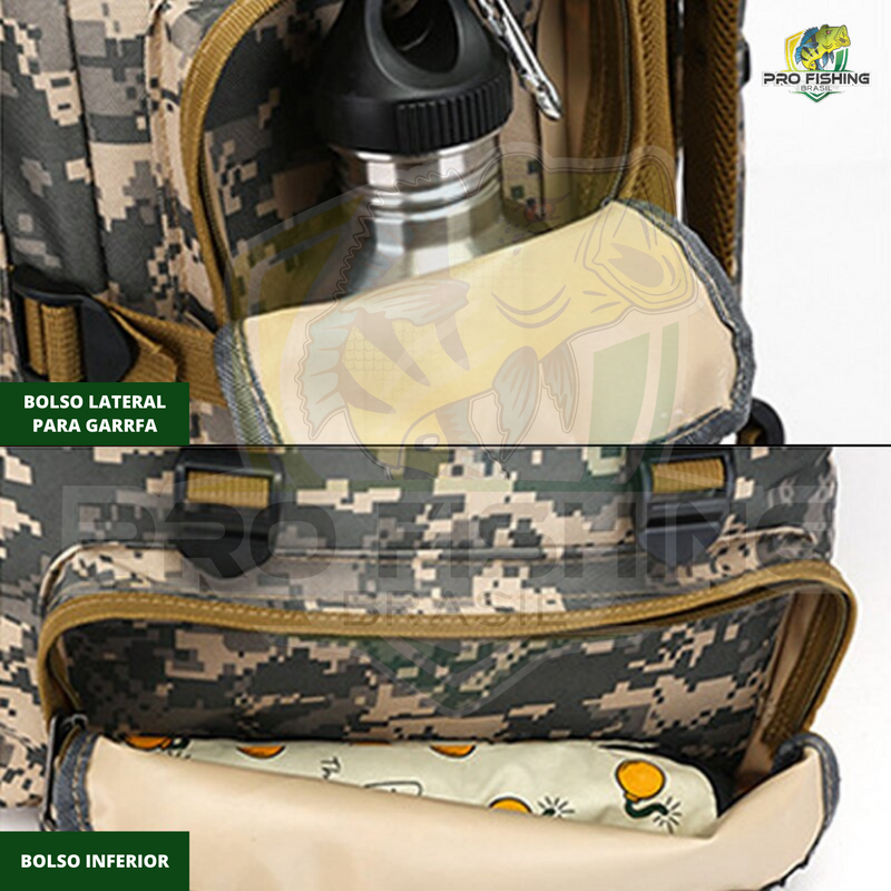 Super Mochila Militar Cargueiro Impermeável 80 Litros - Frete Grátis