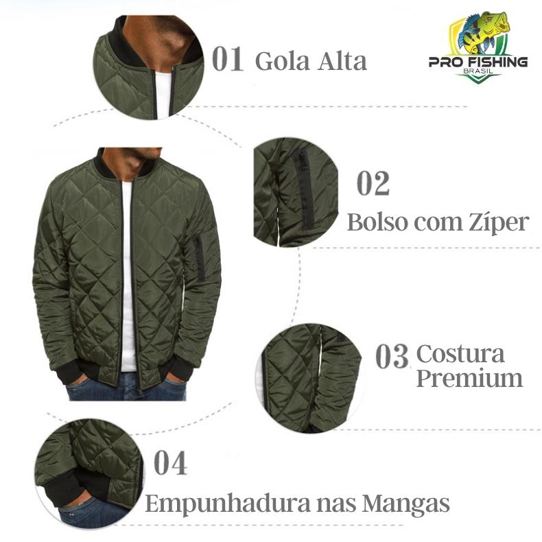 Nova Jaqueta Importada Bomber Slim - Frete Grátis