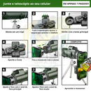 Telescópio Portátil HD 5000M - Zoom 80x100 + Tripé