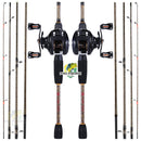 Super KIT de Pesca Vara + Carretilha Sougayilang Golden Series - Frete Grátis