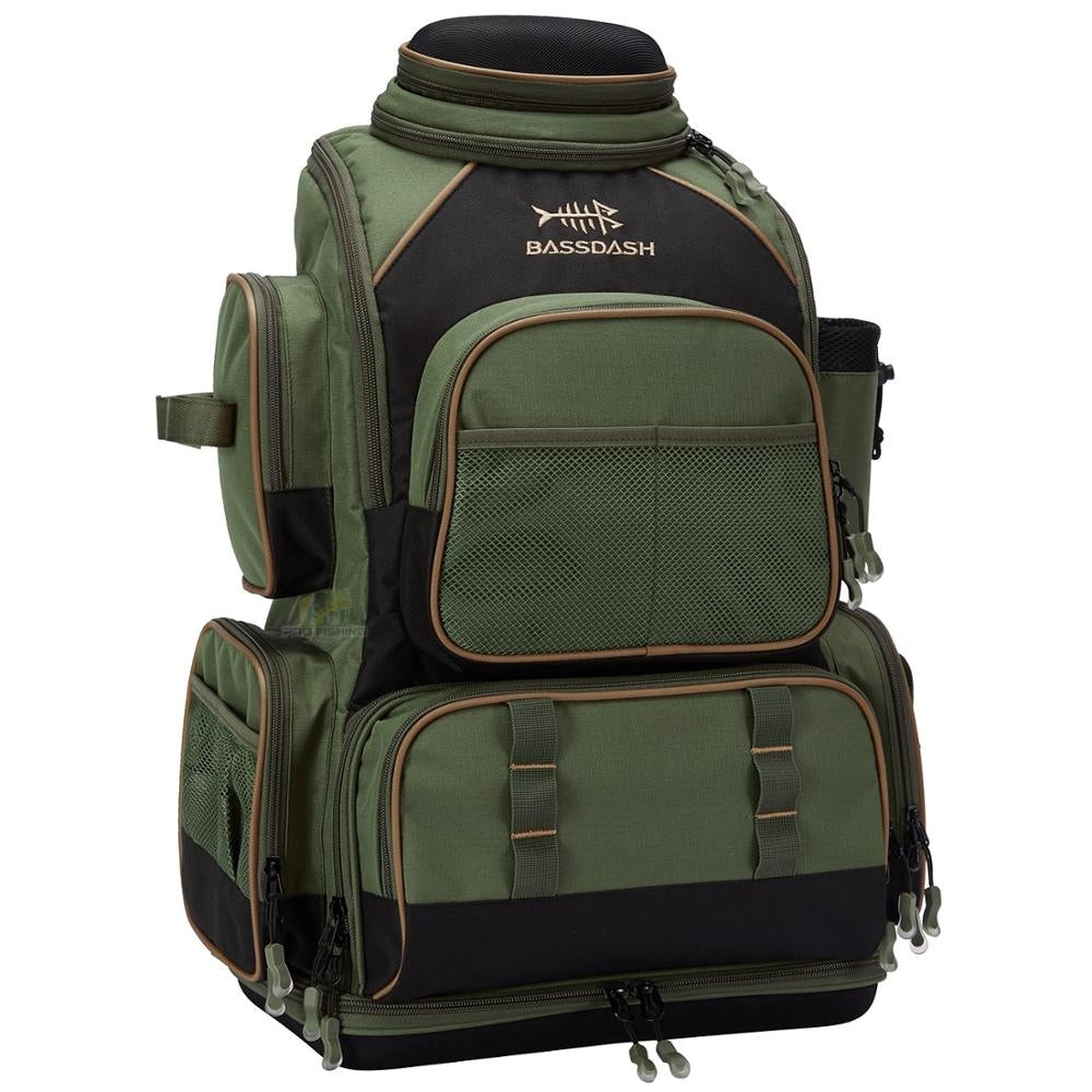 Nova Mochila de Pesca Multifuncional Bassdash - Lançamento