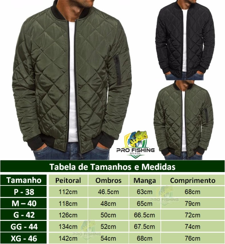 Nova Jaqueta Importada Bomber Slim - Frete Grátis