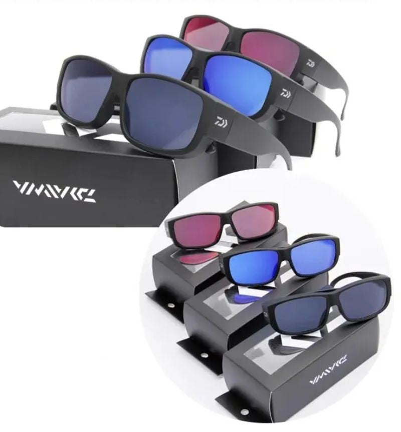 Novo Óculos Daiwa de Sobrepor Polarizado + Proteção UV+400 - Original