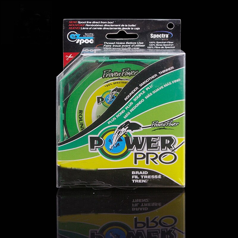 Linha Multifilamento Power Pro PE 4 fios - 100 metros - Verde