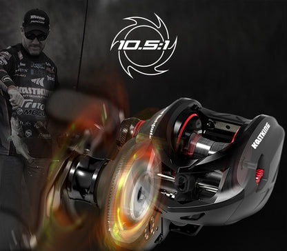 Carretilha KastKing Speed Demon Elite Vel. Recolhimento 10.5:1 - Frete Grátis todo Brasil