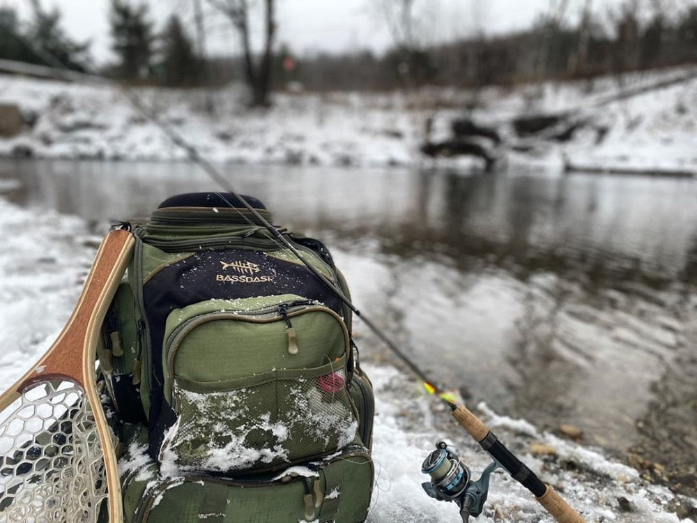 Nova Mochila de Pesca Multifuncional Bassdash - Lançamento