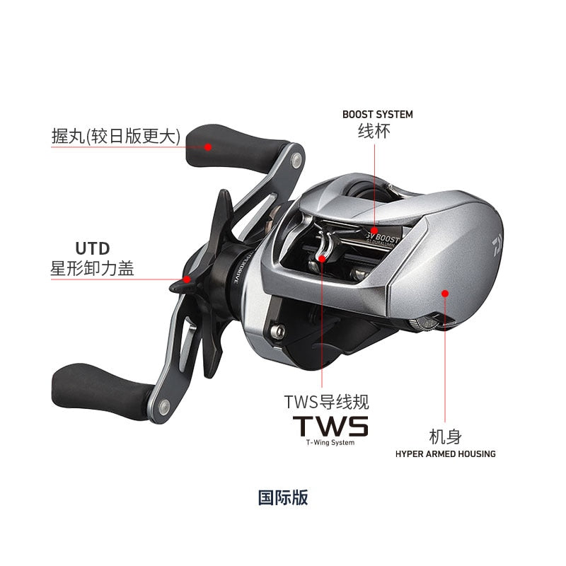 NOVA CARRETILHA DAIWA ZILLION SV TW 100XH/L - Frete Grátis