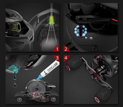Carretilha KastKing Speed Demon Elite Vel. Recolhimento 10.5:1 - Frete Grátis todo Brasil