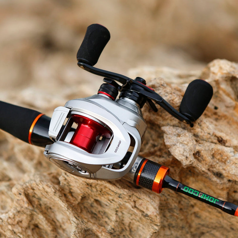 Nova Carretilha Attack JOHNCOO com 6kg de Freio 9 Rolamenbtos +1 BB