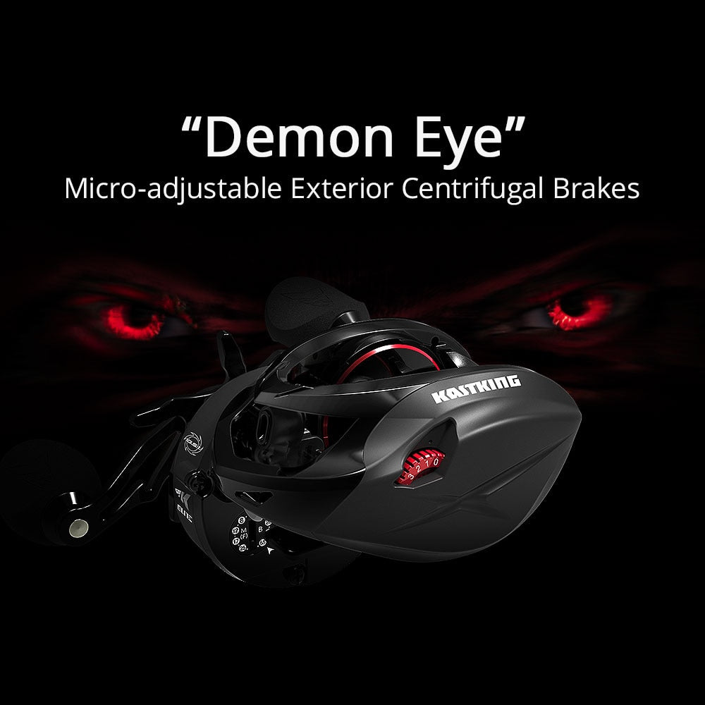 Carretilha KastKing Speed Demon Elite Vel. Recolhimento 10.5:1 - Frete Grátis todo Brasil