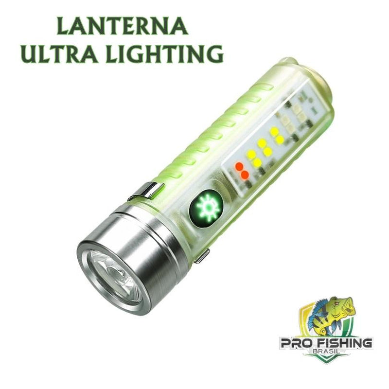 Super Lanterna Compacta ULTRA LIGHTING L2 LED Multi Color - Frete Grátis