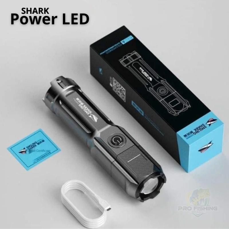 Lanterna Tática Power LED Recarregável 2.0 - À Prova D'Agua + Frete Grátis