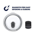 Caneca YETI 30OZ/852ML Tumbler Stainless Steel com Tampa Magnética