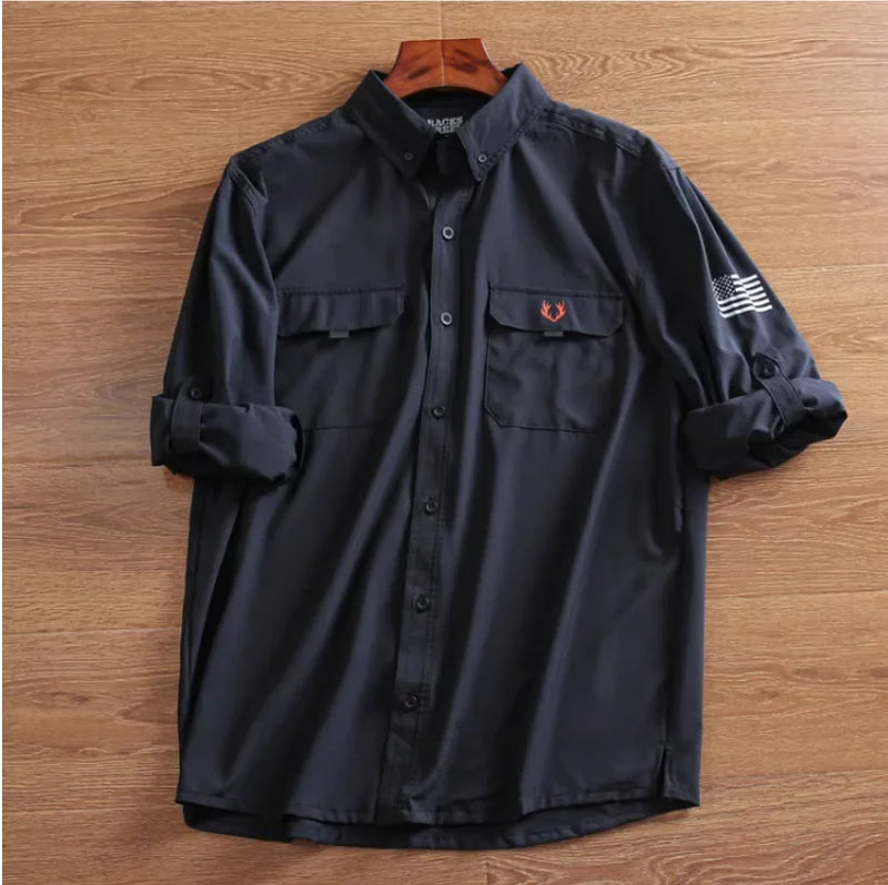 Camisa Importada de Caça e Pesca com Proteção Solar UPF50 UV Fast Dry USA