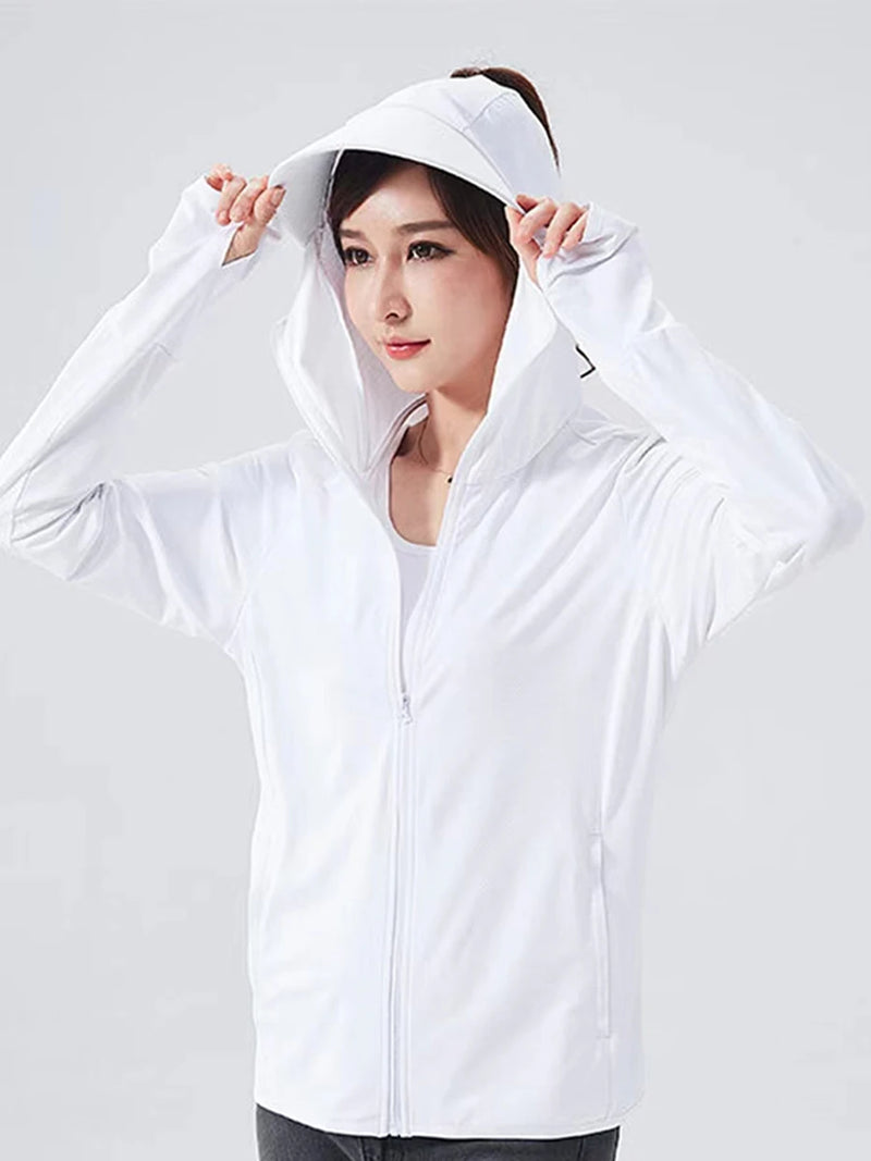 Super Jaqueta Camiseta com Proteção Solar UPF 50+ UV - Masculina e Feminina