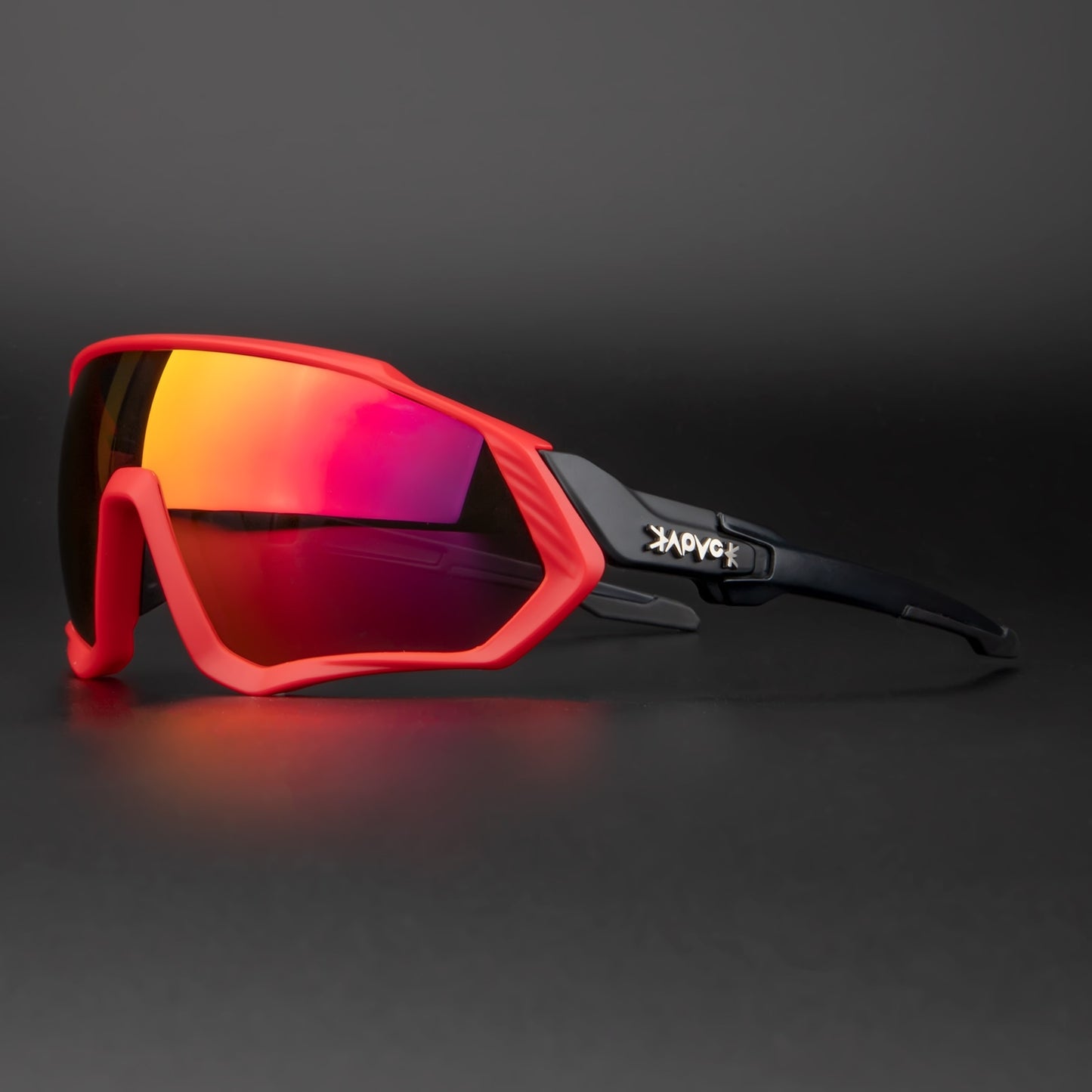Óculos de Ciclismo KAPVOE Polarizado com 5 Lentes - Proteção Total UV+400 + Frete Grátis
