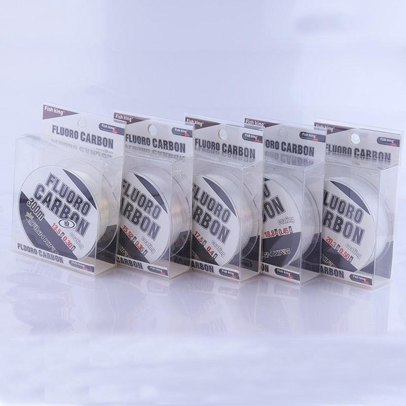 Linha de FluorCarbono Fish King Super Resistente a Abrasão - Frete Grátis