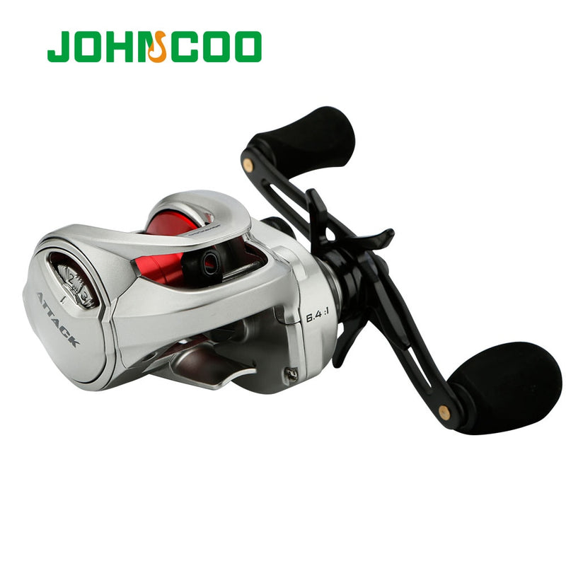 Nova Carretilha Attack JOHNCOO com 6kg de Freio 9 Rolamenbtos +1 BB