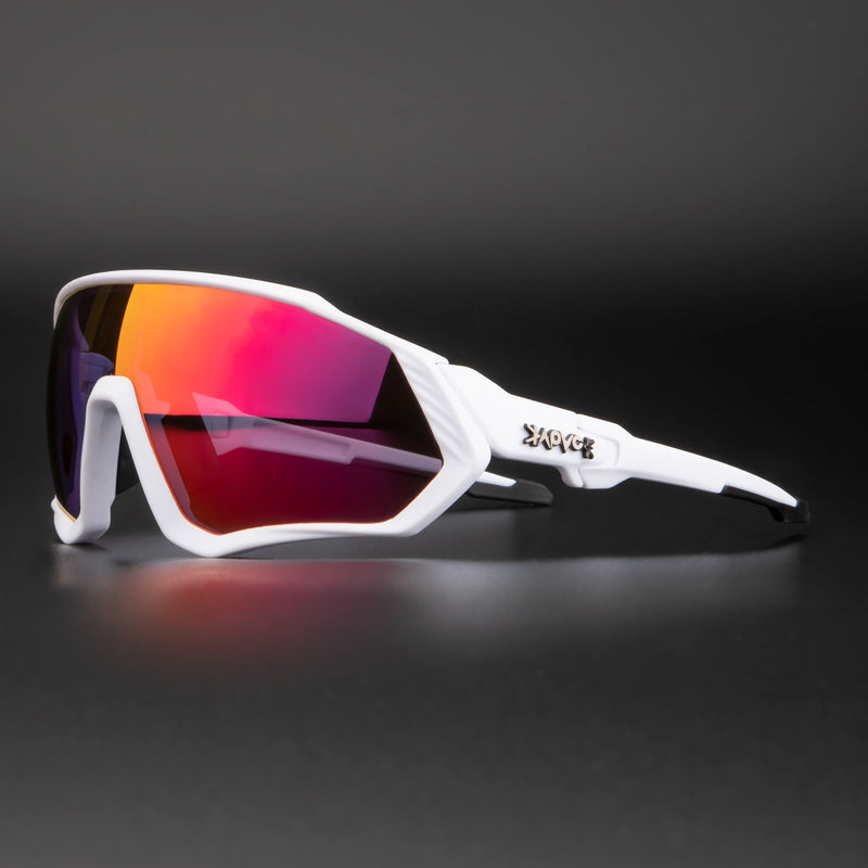 Óculos de Ciclismo KAPVOE Polarizado com 5 Lentes - Proteção Total UV+400 + Frete Grátis
