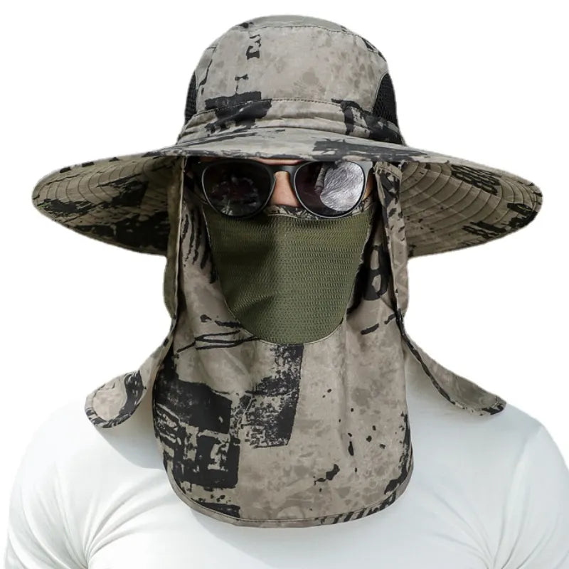 Novo Chapéu Camuflado com Proteção Total UV+50