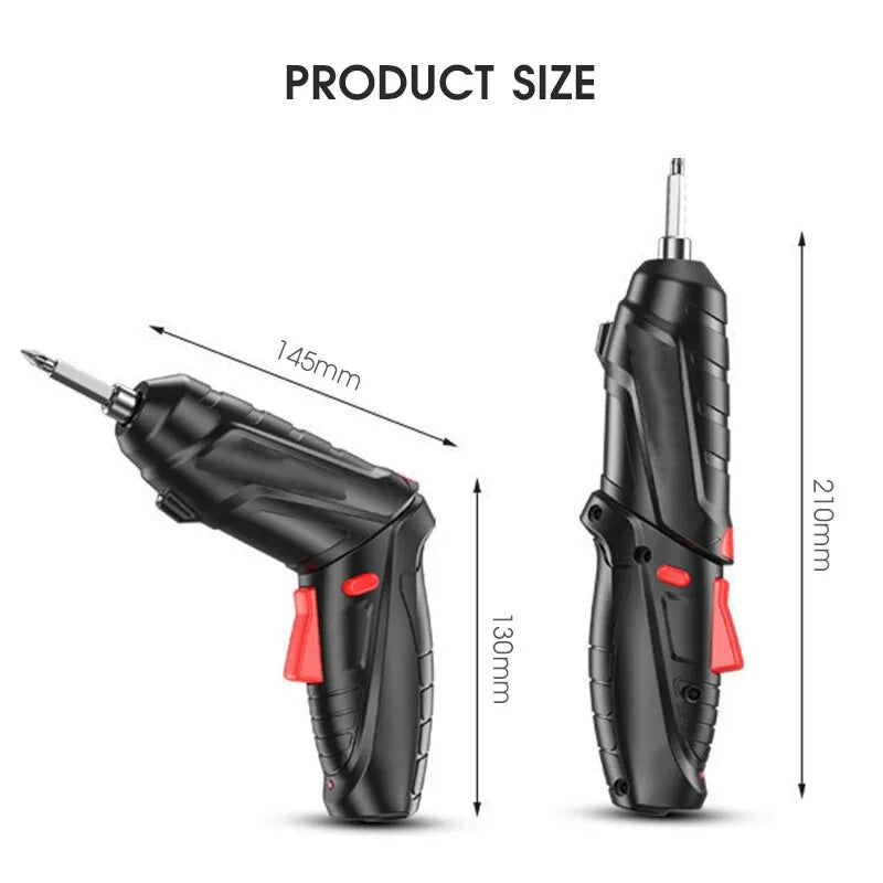 Super Parafusadeira Portátil Importada 47 Peças - 3.6v Power Tools 1800mAh