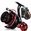 Novo Molinete Sougayilang 2000-7000 - Knob e Carretel em Alumínio - Frete Grátis