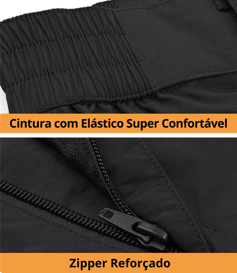 Nova Calça que Vira Bermuda Outdoor Live - Importada - Super Confortável