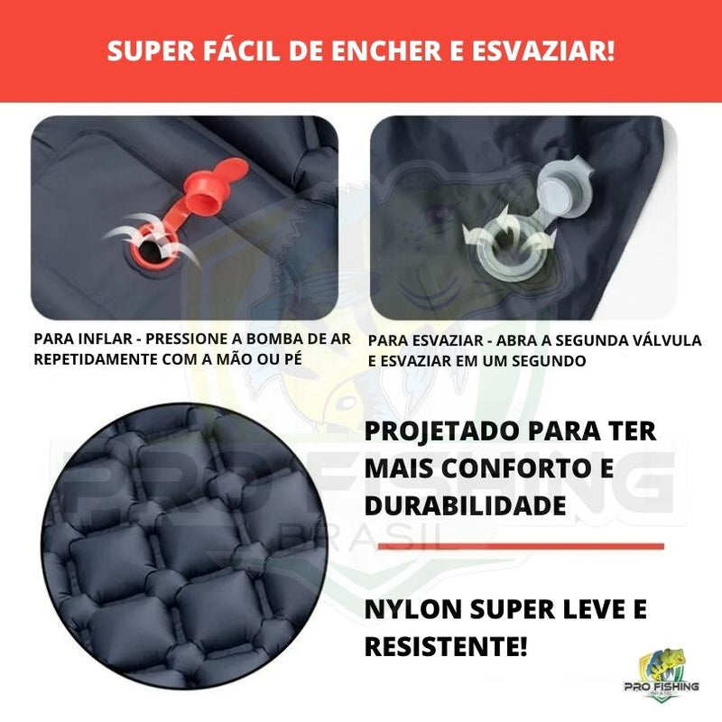 Colhão Inflável Outdoor Premium Super Confortável e Resistente - Frete Grátis