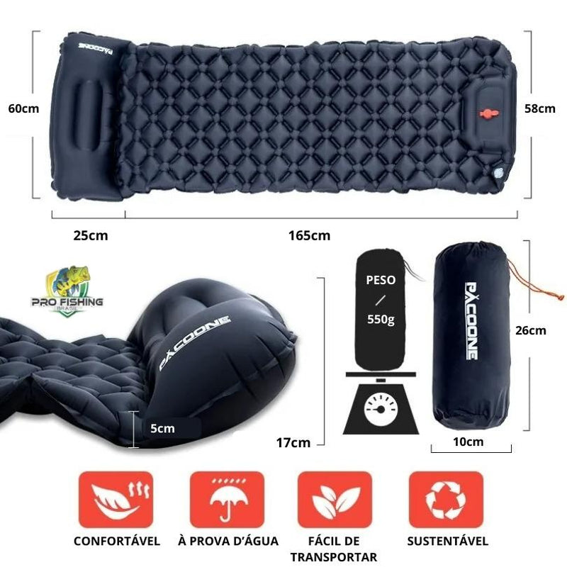 Colhão Inflável Outdoor Premium Super Confortável e Resistente - Frete Grátis