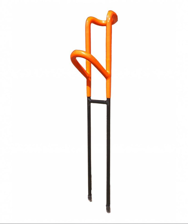 Suporte de Vara 8mm Emborrachado 3 Posições de Alta Resistência - Pronta Entrega