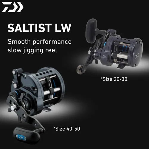 Carretilha Daiwa  Perfil Alto Saltist Lw 50hb com Frete Grátis todo Brasil
