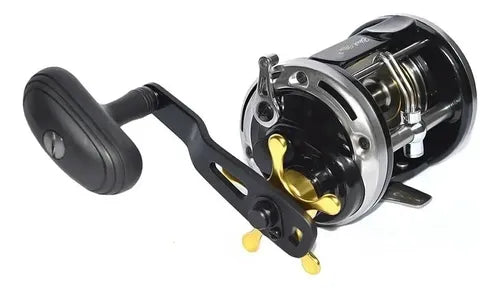 Carretilha Black Max 30 Marine Sports perfil Alto - Frete Grátis para Sul/Sudeste