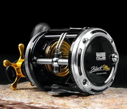 Carretilha Marine Sports Black Max 50 - Frete Grátis para Sul/Sudeste