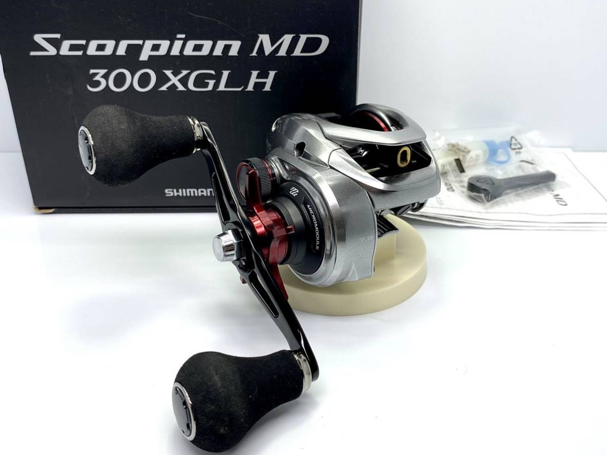 Shimano Scorpion MD 300XG リール Carretilha Shimano Scorpion MD - 300XG / 301XGHL 7.9:1