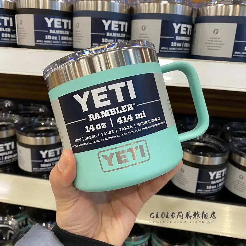 Caneca Térmica Yeti Rambler 14oz (414ml) Tampa MagSlider Lid - Original