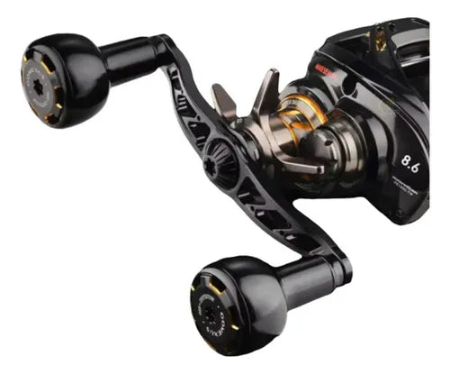 Manivela para Carretilha Gomexus Sailor Gold 120mm - 8x5mm - Pronta Entrega